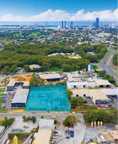 Urban landscape with industrial area